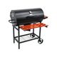 GRILL WĘGLOWY Z POKRYWĄ, RUSZT 71X34,5CM -zdjęcie numer 7