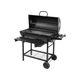 GRILL WĘGLOWY Z POKRYWĄ, RUSZT 71X35CM -zdjęcie numer 1