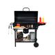 GRILL WĘGLOWY Z POKRYWĄ, RUSZT 71X35CM -zdjęcie numer 4