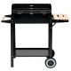 GRILL WĘGLOWY Z PÓŁKĄ, RUSZT 48,5X26CM -zdjęcie numer 1