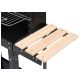 GRILL WĘGLOWY Z PÓŁKĄ, RUSZT 48,5X26CM -zdjęcie numer 4