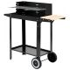 GRILL WĘGLOWY Z PÓŁKĄ, RUSZT 48,5X26CM -zdjęcie numer 2