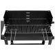 GRILL WĘGLOWY Z PÓŁKĄ RUSZT 48 X 26.5CM -zdjęcie numer 2