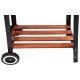 GRILL WĘGLOWY Z PÓŁKĄ, RUSZT 48X28CM -zdjęcie numer 5