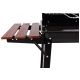 GRILL WĘGLOWY Z PÓŁKĄ, RUSZT 48X28CM -zdjęcie numer 3