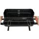 GRILL WĘGLOWY Z PÓŁKAMI, RUSZT 53*33CM -zdjęcie numer 3