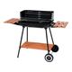 GRILL WĘGLOWY Z PÓŁKAMI, RUSZT 53*33CM -zdjęcie numer 2