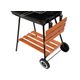 GRILL WĘGLOWY Z PÓŁKAMI, RUSZT 53*33CM -zdjęcie numer 7