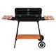 GRILL WĘGLOWY Z PÓŁKAMI, RUSZT 53*33CM -zdjęcie numer 1
