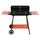 GRILL WĘGLOWY Z PÓŁKAMI, RUSZT 53X33CM -zdjęcie numer 2