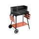 GRILL WĘGLOWY Z PÓŁKAMI, RUSZT 53X33CM -zdjęcie numer 3