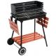 GRILL WĘGLOWY Z PÓŁKAMI, RUSZT 53X33CM -zdjęcie numer 3