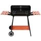 GRILL WĘGLOWY Z PÓŁKAMI, RUSZT 53X33CM -zdjęcie numer 2