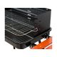 GRILL WĘGLOWY Z PÓŁKAMI, RUSZT 53X33CM -zdjęcie numer 4