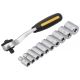 GRZECHOTKA 1/4" Z NASADKAMI CRV -11CZ -zdjęcie numer 2
