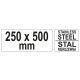 KĄTOWNIK STALOWY INOX 250x500MM -zdjęcie numer 4