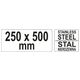 KĄTOWNIK STALOWY INOX 250x500MM -zdjęcie numer 4