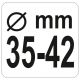 KLUCZ DO DRĄŻKÓW KIEROWNICZYCH 35-42MM -zdjęcie numer 3