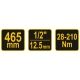 KLUCZ DYNAMOMETRYCZNY 1/2" 28-210Nm -zdjęcie numer 6