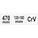 KLUCZ HAKOWY OKR.BOLEC PRZEGUB.120-180MM -zdjęcie numer 3