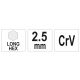 KLUCZ IMBUSOWY DŁUGI 2,5 MM -zdjęcie numer 2