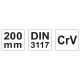 KLUCZ NASTAWNY 200MM Cr-V PLAST. RĄCZKA -zdjęcie numer 2