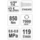 KLUCZ PNEUMATYCZNY 1/2" 850 Nm -zdjęcie numer 4