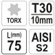 KLUCZ SPECJALNY TORX T30x75 S2 -zdjęcie numer 4
