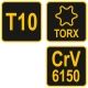 KLUCZ TRZPIENIOWY TORX Z RĘKOJEŚCIĄ T10 -zdjęcie numer 4