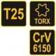 KLUCZ TRZPIENIOWY TORX Z RĘKOJEŚCIĄ T25 -zdjęcie numer 3