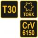 KLUCZ TRZPIENIOWY TORX Z RĘKOJEŚCIĄ T30 -zdjęcie numer 3