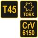 KLUCZ TRZPIENIOWY TORX Z RĘKOJEŚCIĄ T45 -zdjęcie numer 3
