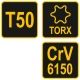 KLUCZ TRZPIENIOWY TORX Z RĘKOJEŚCIĄ T50 -zdjęcie numer 3