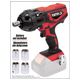 KLUCZ UDAROWY 18V 1/2'' 300NM - BODY -zdjęcie numer 6