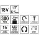 KLUCZ UDAROWY 18V 1/2'' 300NM - BODY -zdjęcie numer 4