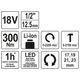 KLUCZ UDAROWY 18V 1/2'' 300NM - BODY -zdjęcie numer 4