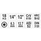 KLUCZE TRZPIENIOWE 18CZ. TORX T10-T60mm -zdjęcie numer 3