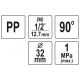 KOLANKO PP 90° GZ 32MM x 1/2" -zdjęcie numer 4