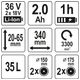 KOSIARKA 36V 34CM - 2X 2AH -zdjęcie numer 7