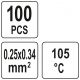 KOSZUL.TERM. Z CYNĄ 0,25-0,34MM2 100SZT -zdjęcie numer 5