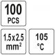 KOSZUL.TERM. Z CYNĄ 1,5-2,5MM2 100SZT -zdjęcie numer 5