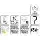 ŁAŃCUCH TNĄCY 3/8" 10" 40 0.043" -zdjęcie numer 4