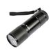 LATARKA ALUMINIOWA, 9 LED, CZARNA -zdjęcie numer 2