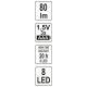 LATARKA INSPEKCYJNA LED MAGNET 3xAAA -zdjęcie numer 5