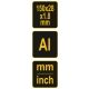 LINIAŁ ALUMINIOWY 150 MM -zdjęcie numer 3