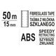 MIARA GEODEZYJNA Z WŁK SZKL 50 M X 15 MM -zdjęcie numer 4