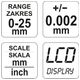MIKROMETR 0-25MM WYŚWIELACZ CYFROWY -zdjęcie numer 4
