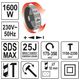 MŁOT UDAROWO OBROTOWY 25J SDS-MAX -zdjęcie numer 5