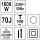MŁOT WYBURZENIOWY 70J 1600W -zdjęcie numer 7