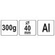MŁOTEK ALUMINIOWY 300 G FI 40 MM -zdjęcie numer 3
